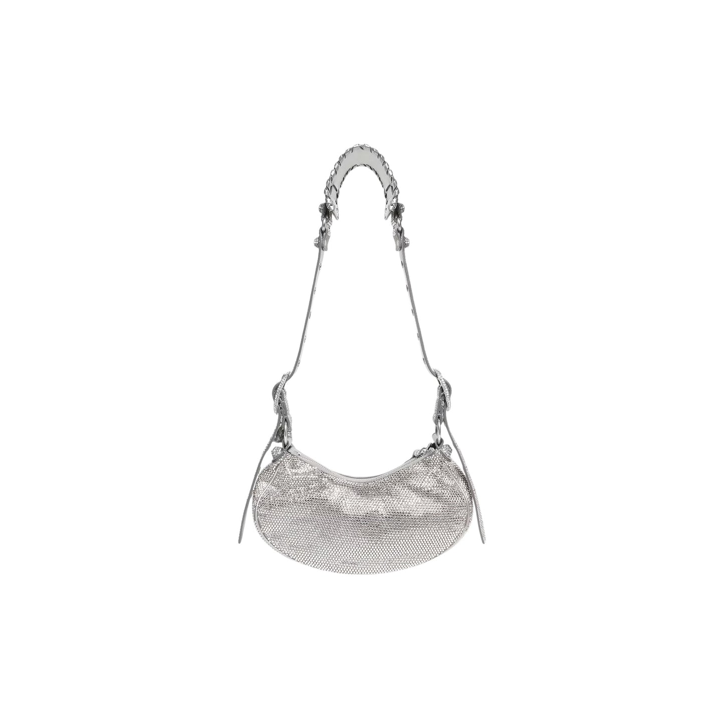 Cagole Bag Silver Glitter