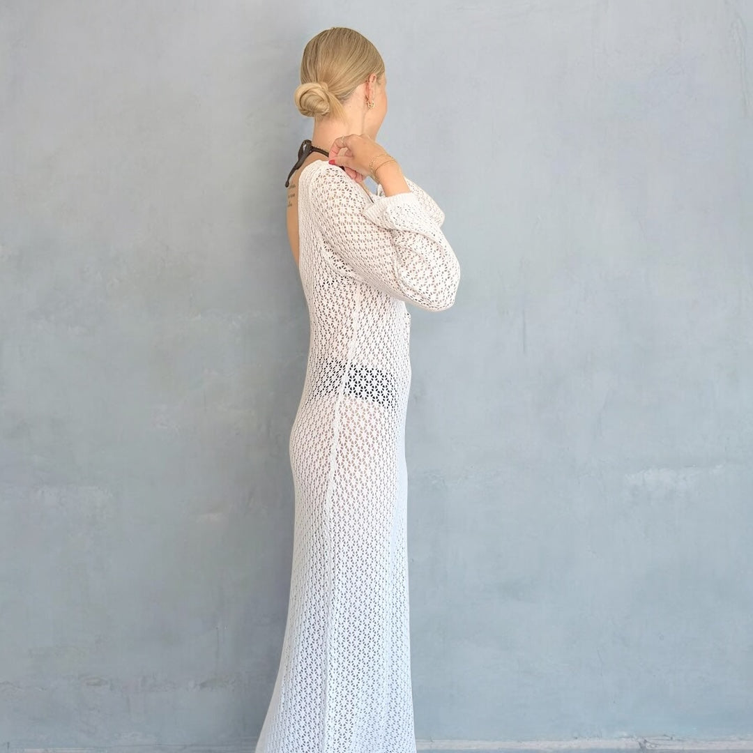 Eva Swimsuit Knit Cover-Up Beach Dress