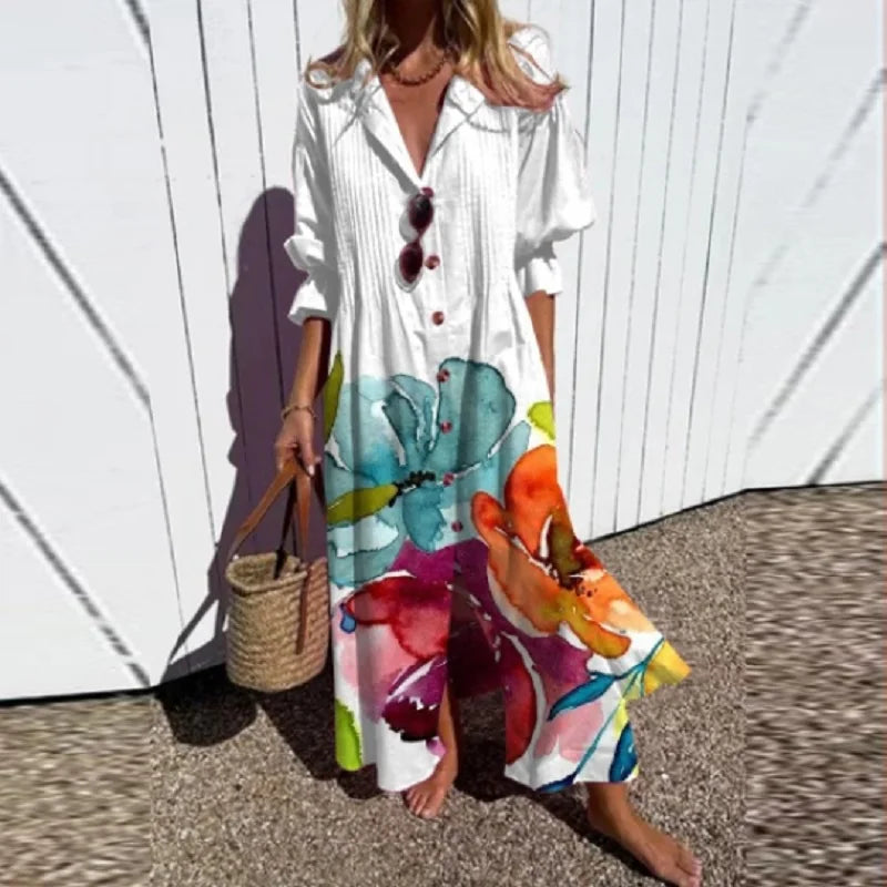 Elara | Boho Maxi Dress