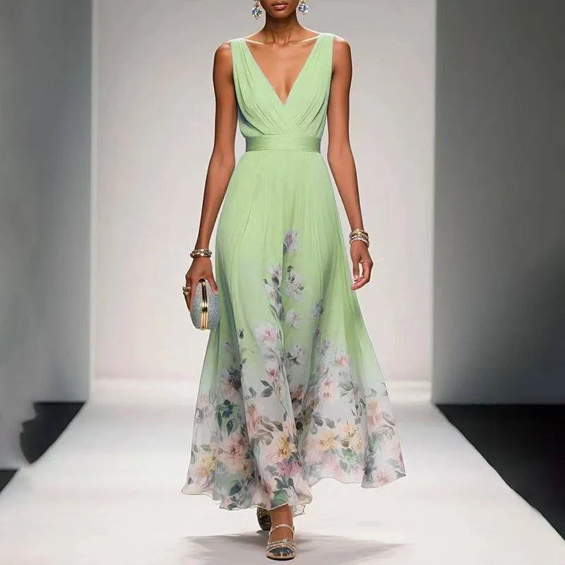 Arabella | Flowing Floral Maxi Dress