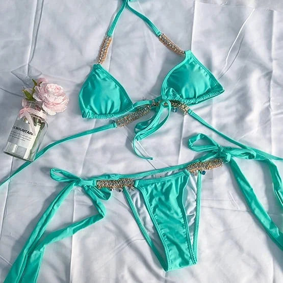 Emily | Crystal Stone Bikini
