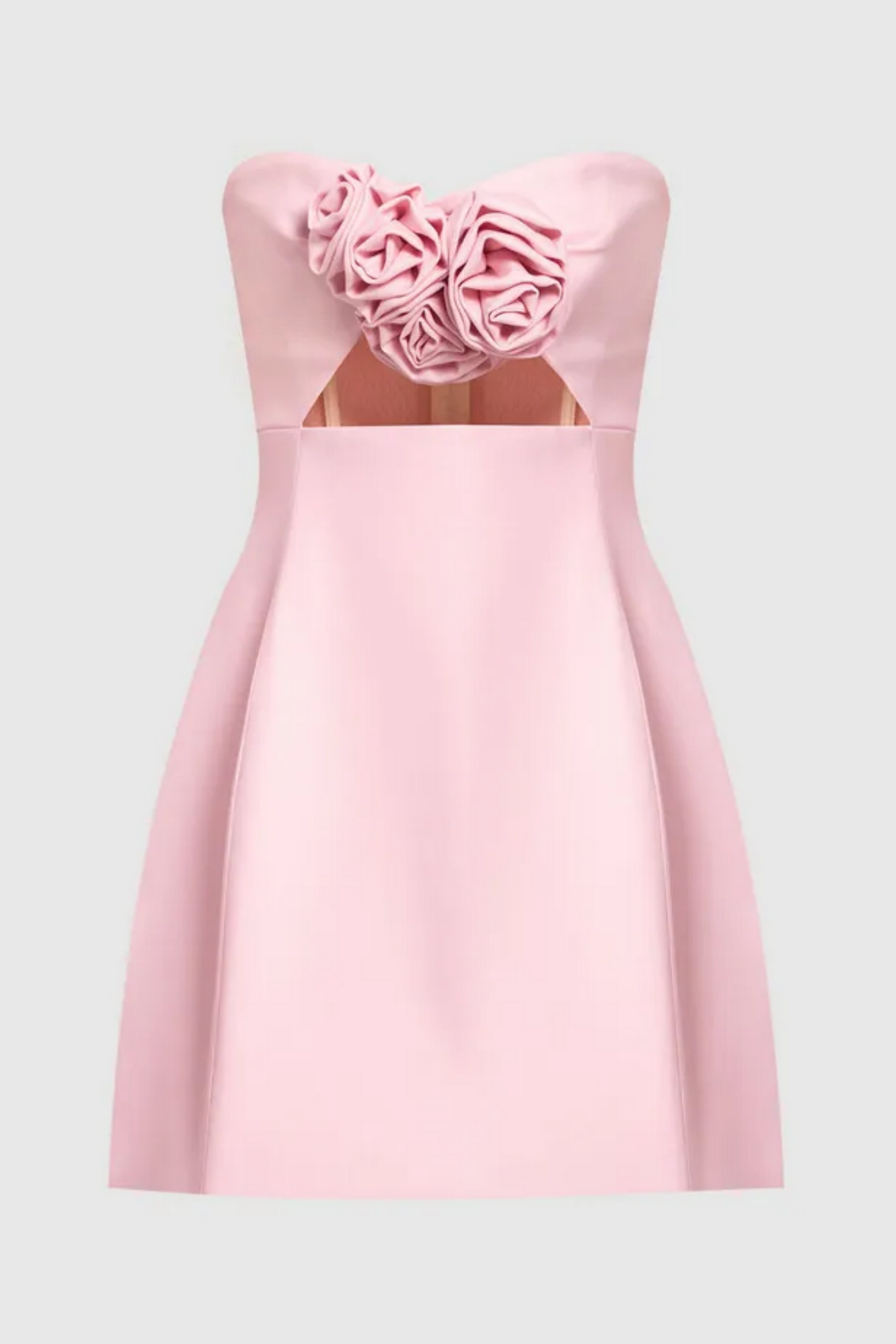 Sara Rose Strapless Cutout Mini Dress - Pink