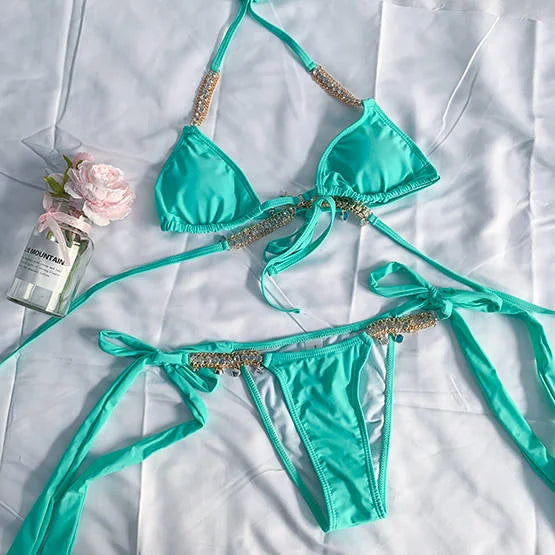 Emily | Crystal Stone Bikini