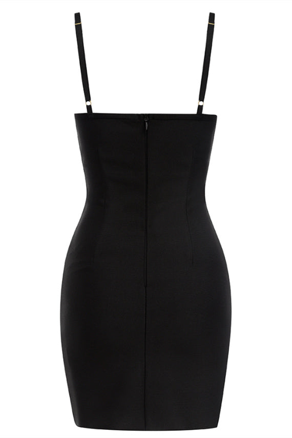 Belinda Crystal Embellished Floral Mini Dress