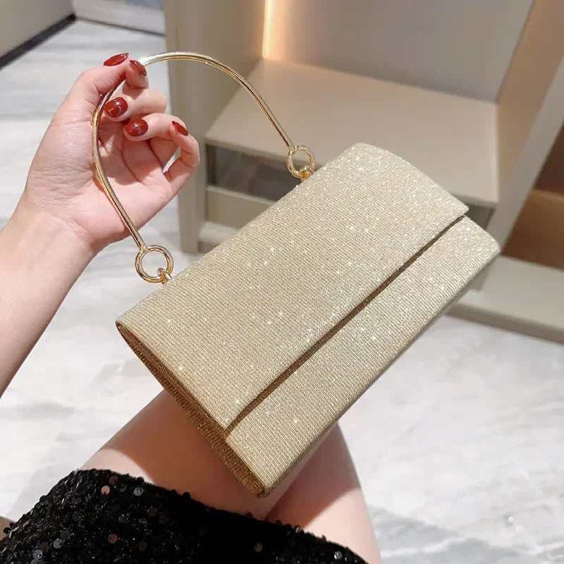 Glitter Wedding Clutch Shoulder Bag for Women