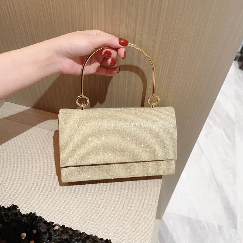 Glitter Wedding Clutch Shoulder Bag for Women