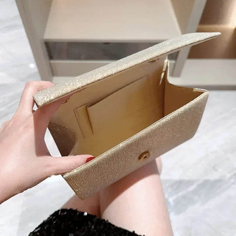 Glitter Wedding Clutch Shoulder Bag for Women