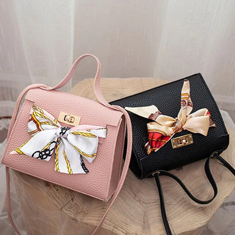 Silk Scarf Designer Small Shoulder Handbag