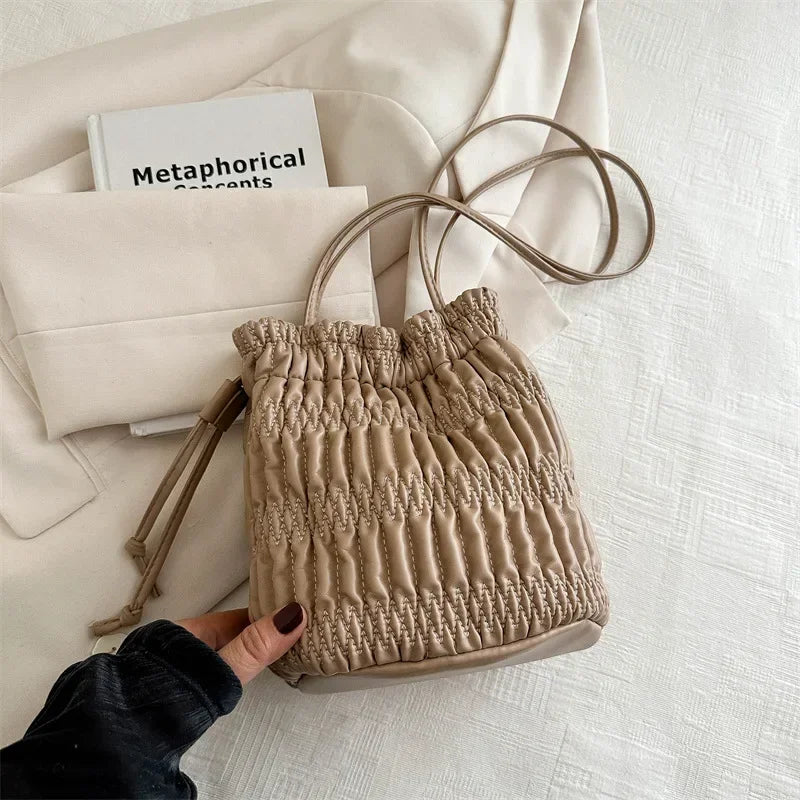 Plush Luxury Designer Shoulder Bag