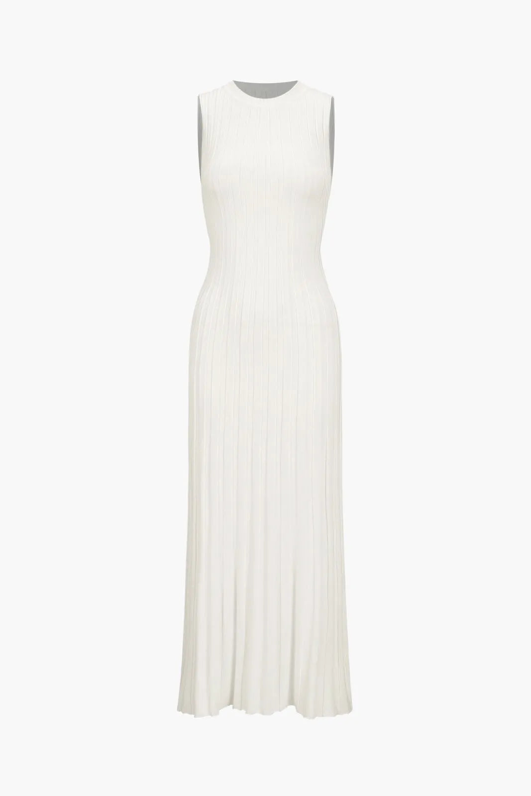Siola Pleat Knit Maxi Dress