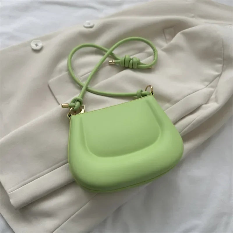 Purple Retro PU Leather Crossbody Shoulder Bag