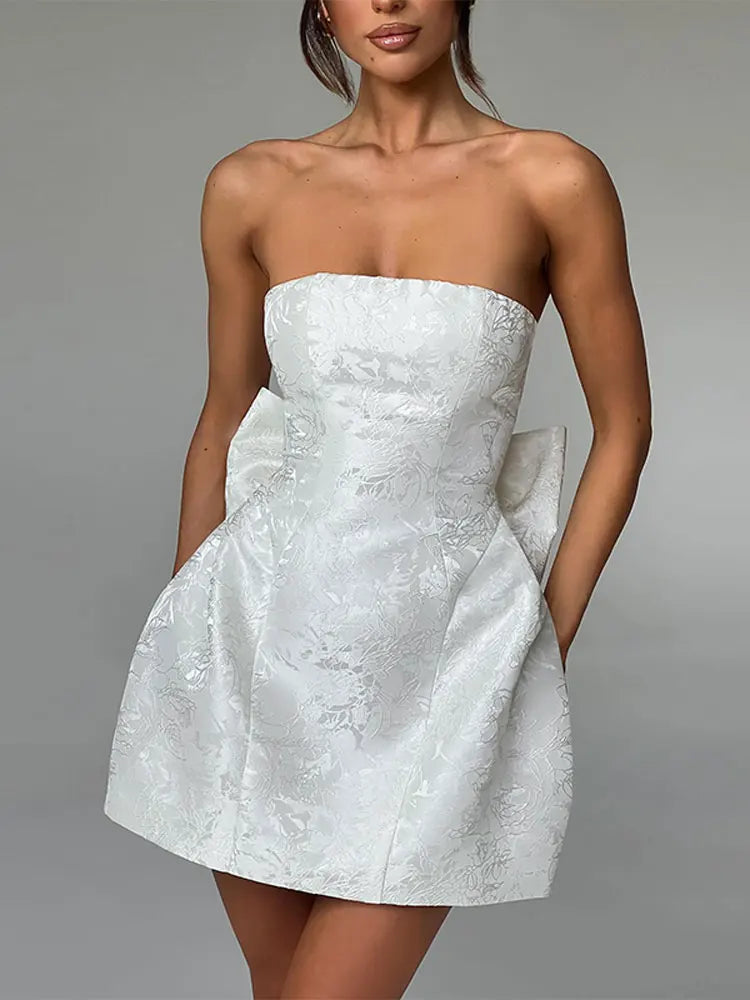 Strapless Bow π Dress