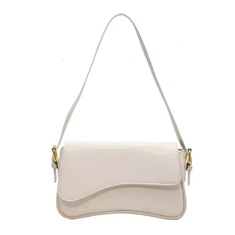 Vintage Leather Designer Crossbody Shoulder Bag