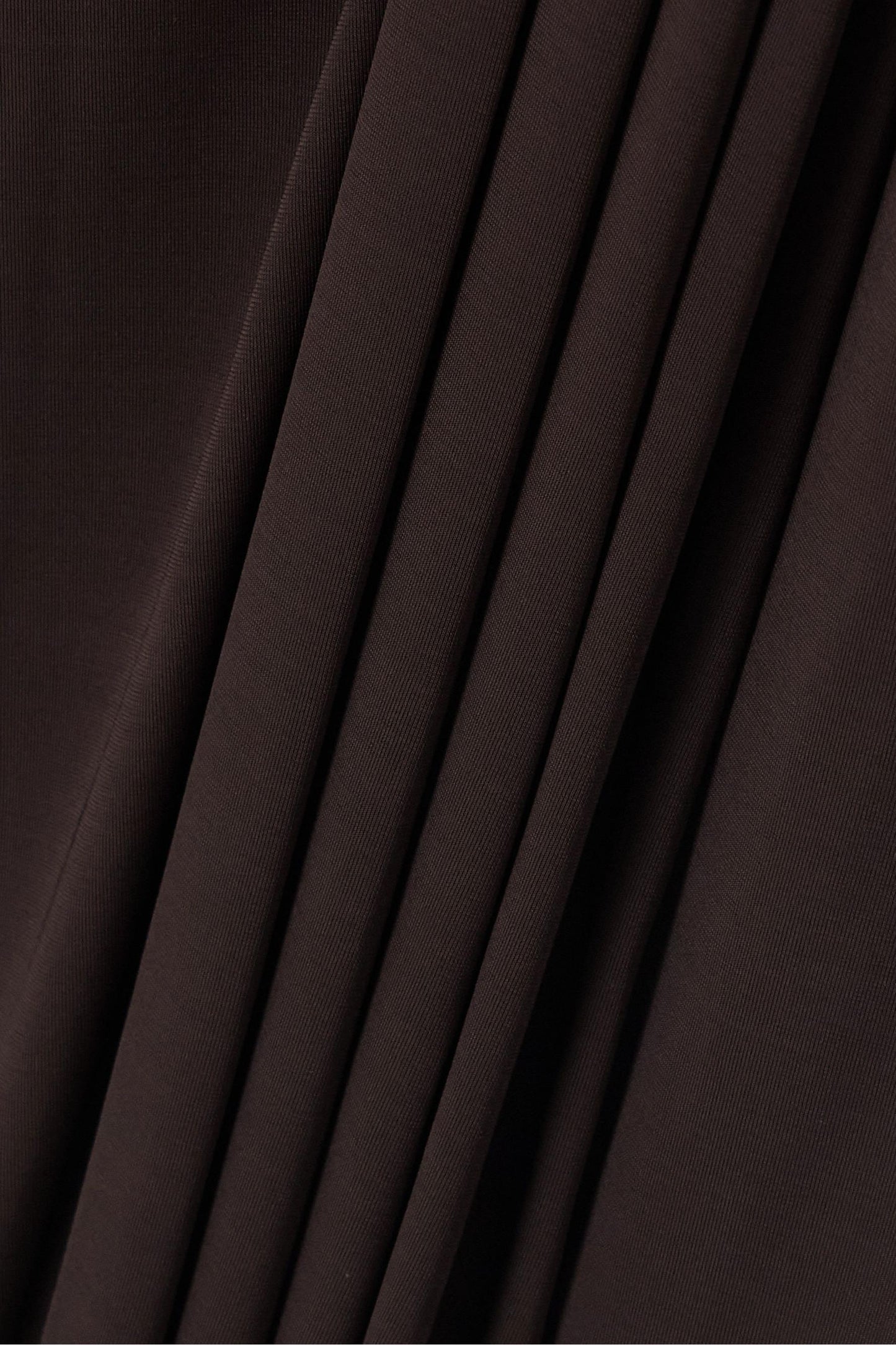 Solid Jersey Off-Shoulder Maxi Dress