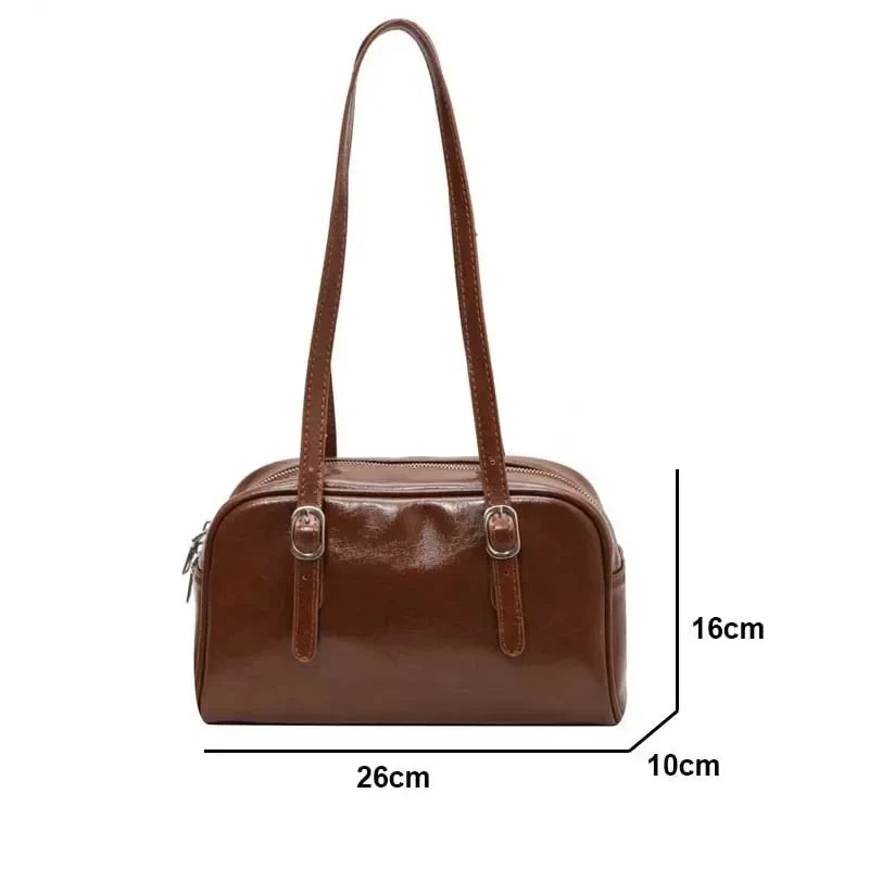 Monochrome Fashion Boston Shoulder Crossbody Bag
