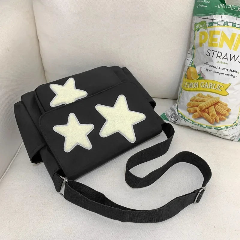 Y2K Star Pattern Crossbody Shoulder Bag