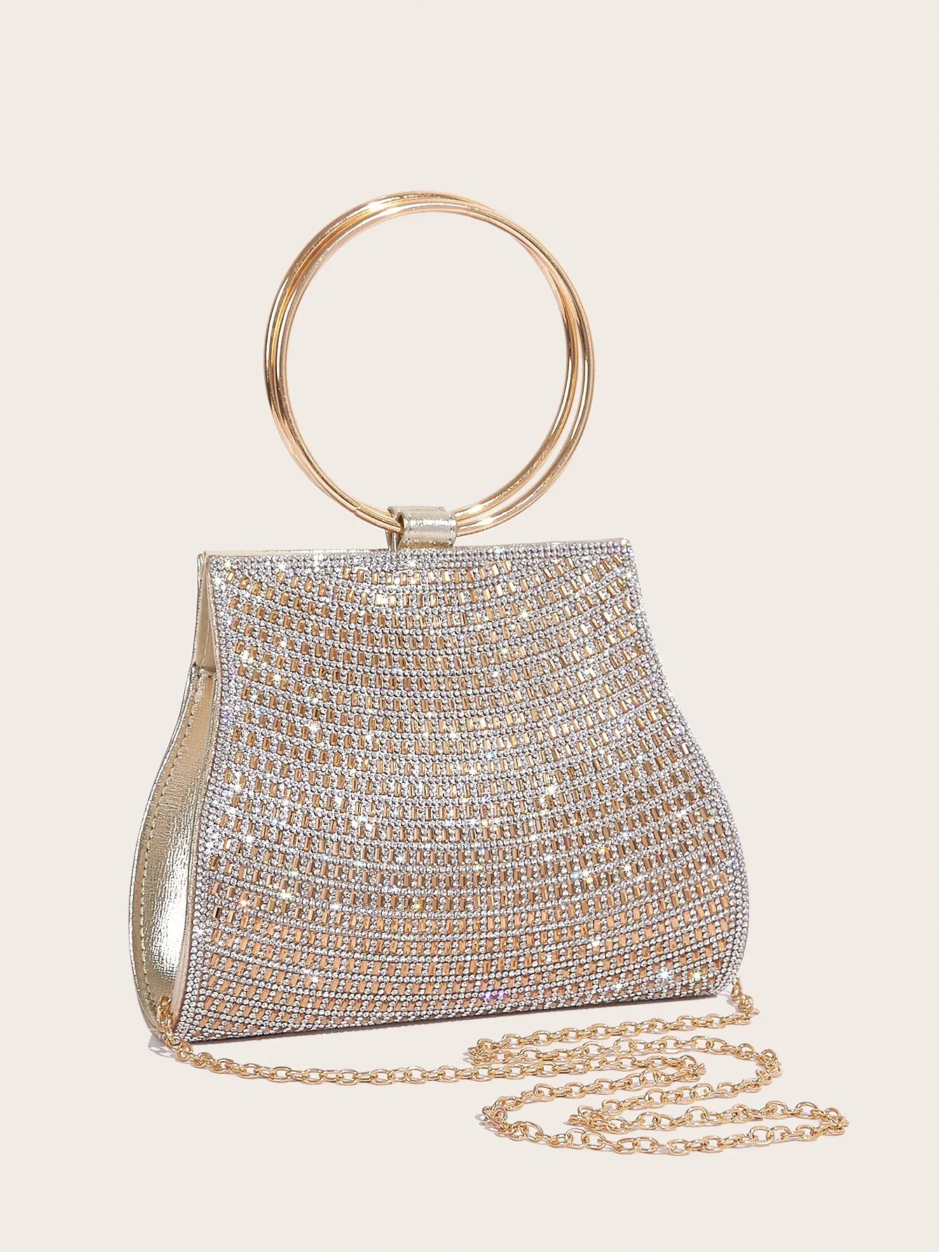 Diamond Rhinestones Bridal Evening Clutch Bag