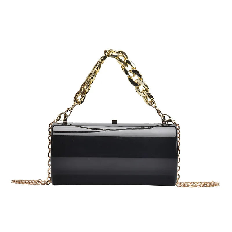 Fashion Cylinder Mini Evening Crossbody Handbag