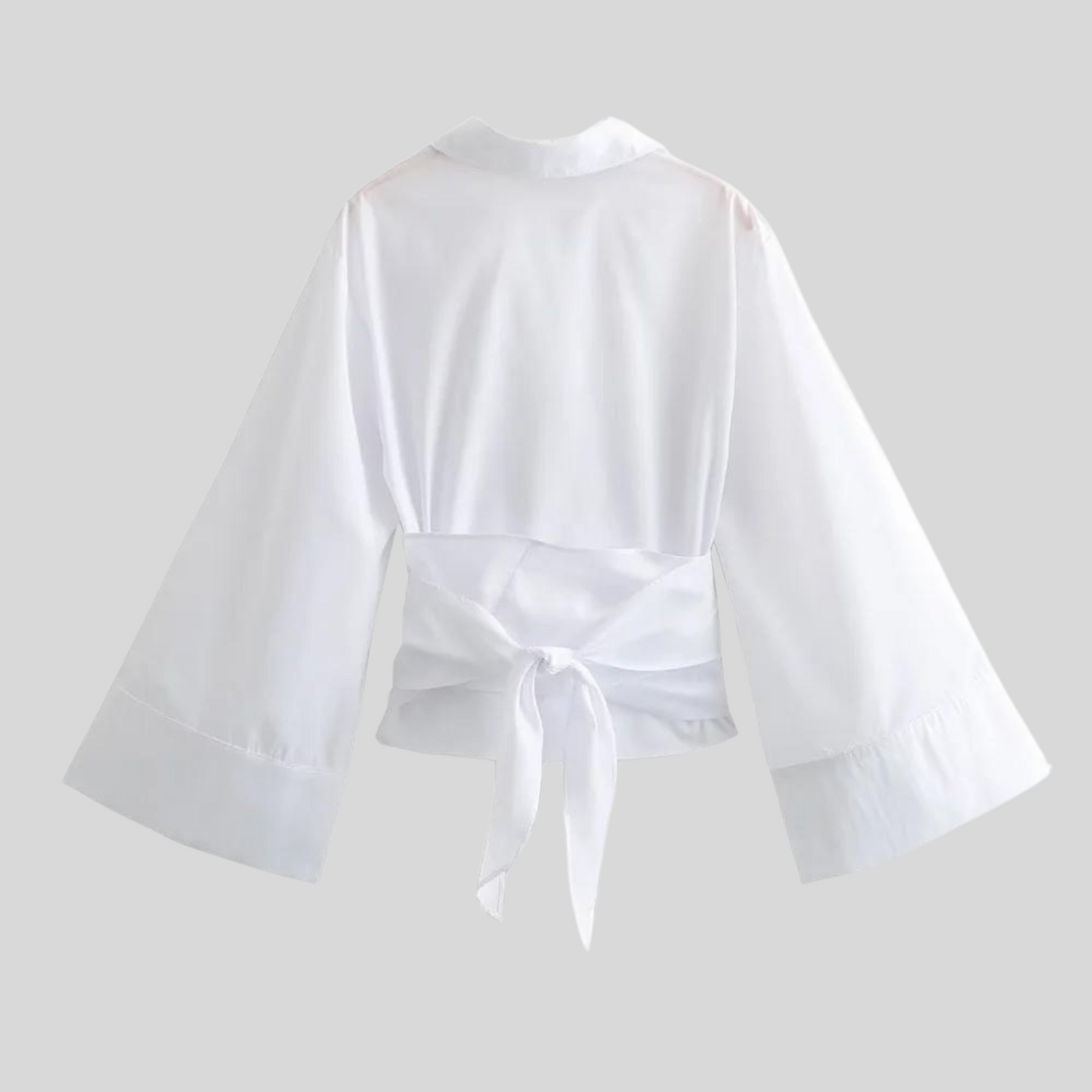 Women's Going Out Tops With Tie Belt