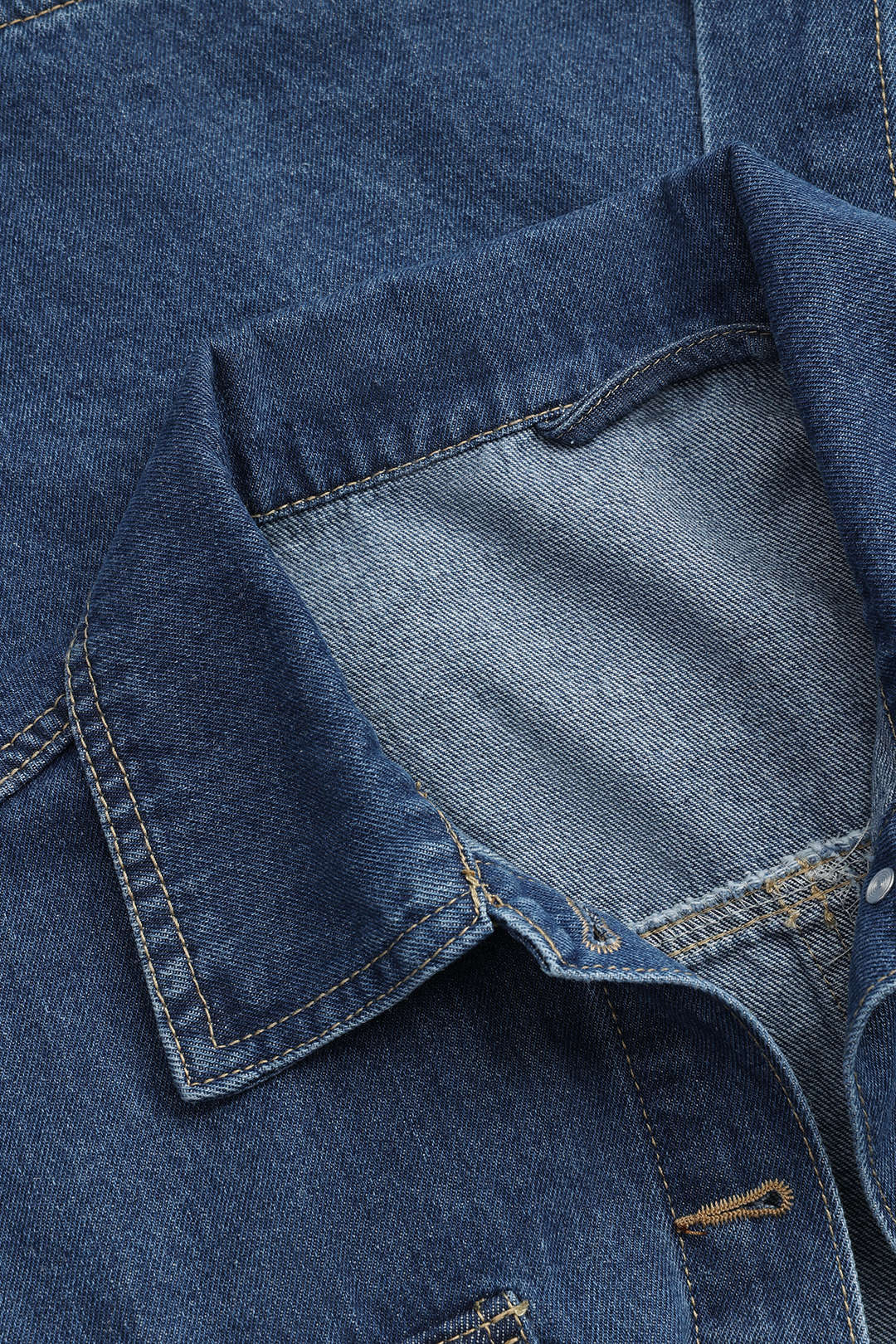 Womens Denim Jacket with Tie Belt