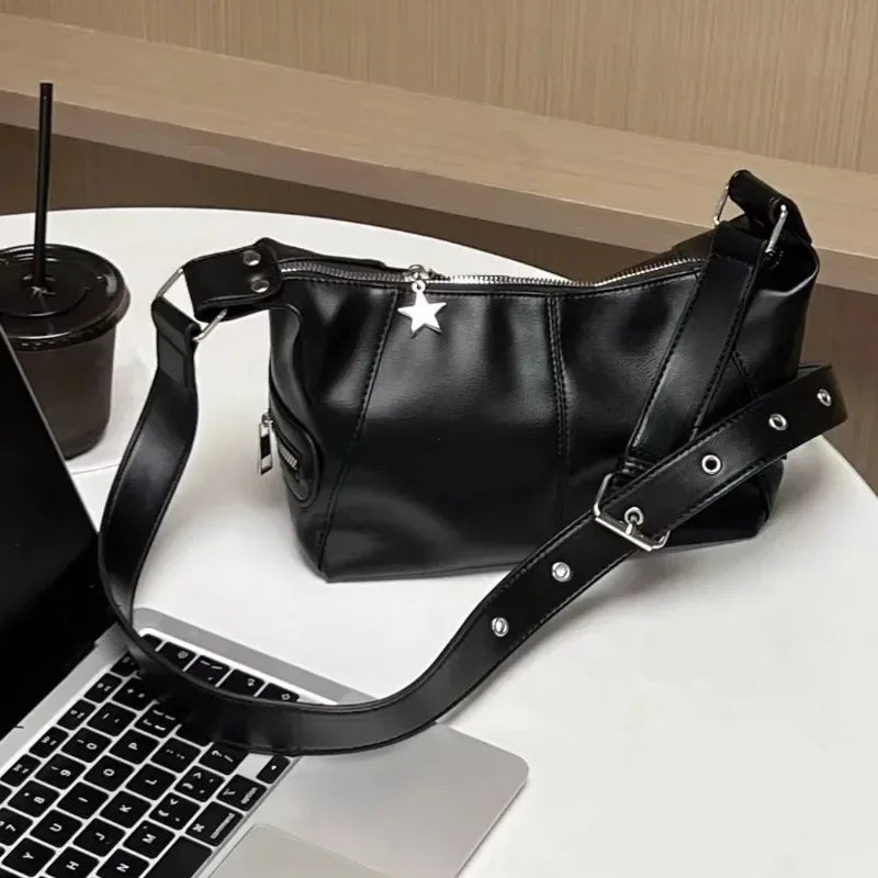 Trendy South Korean Retro Tote Shoulder Bag