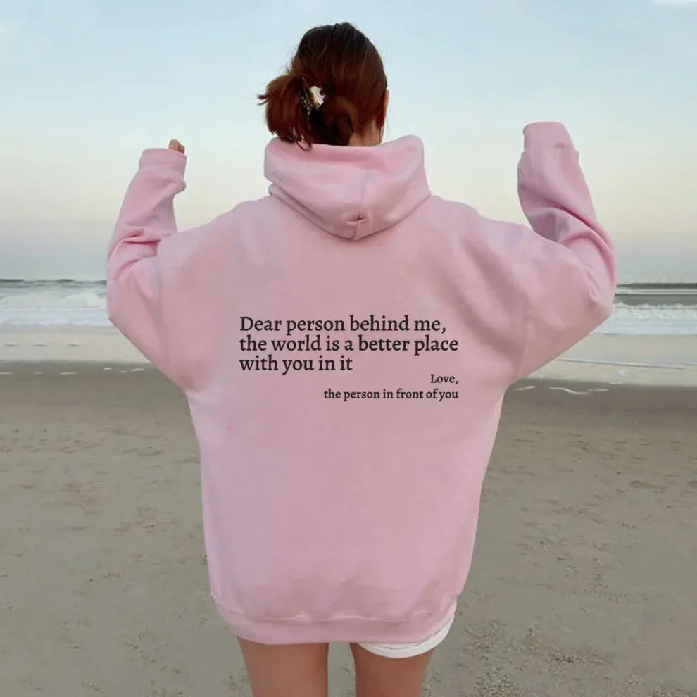 1+1 FREE Dear Person Behind Me (You are enough) Hoodie