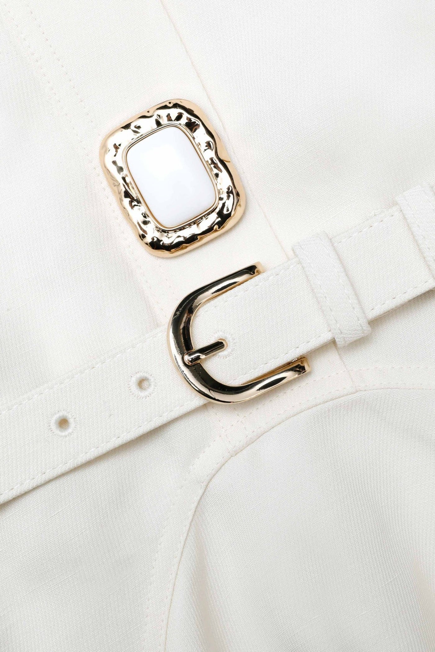 Yailin Linen Sleeveless Belted Flared Mini Dress