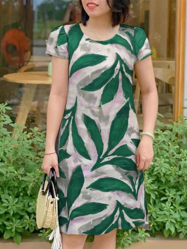 Elegant Floral Sundress Casual Floral Dress