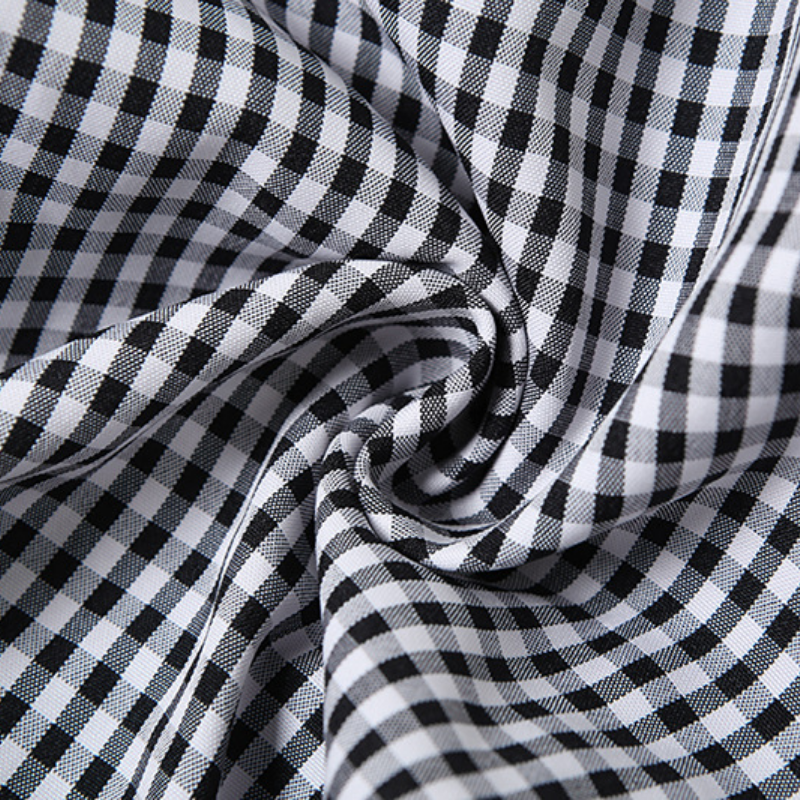 Plaid ruched contrast medium rise short pant