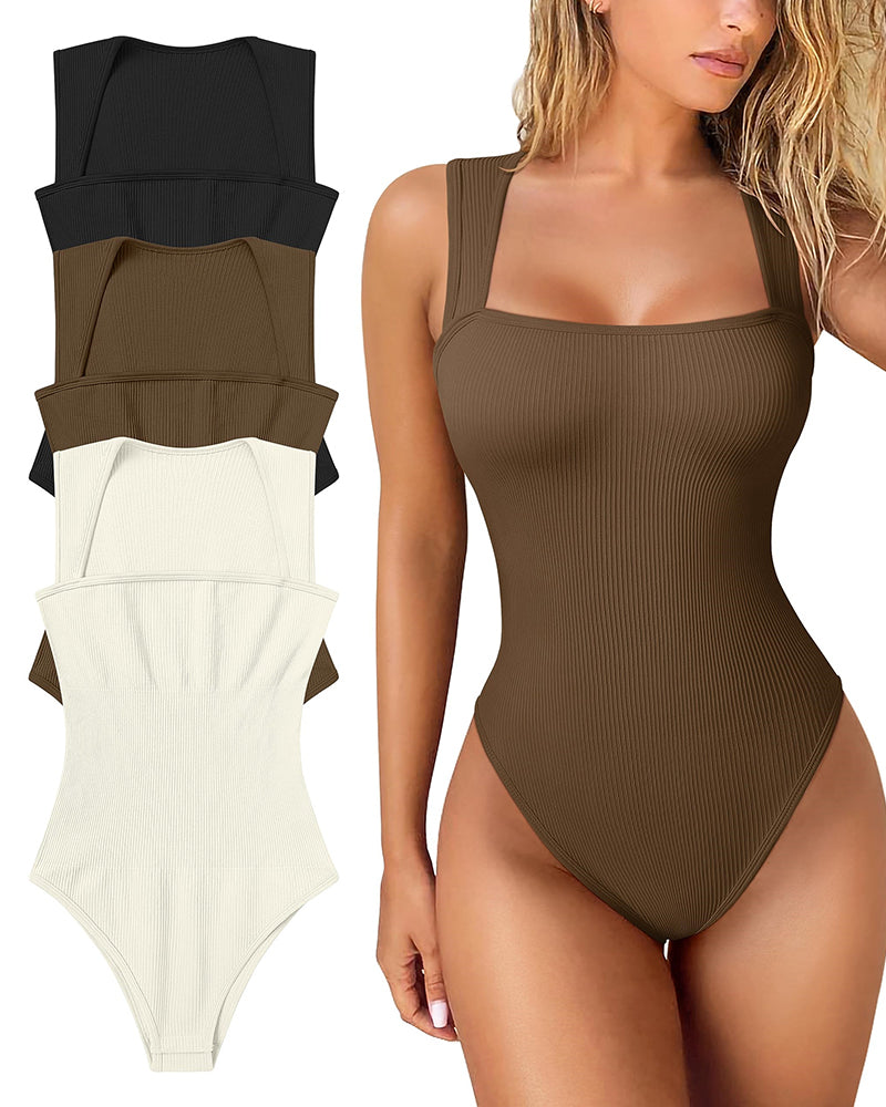 Ribbed Sleeveless Slim Fit Jumpsuit Top