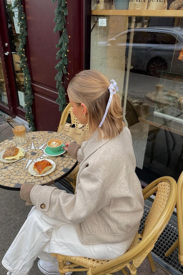 Simple Khaki Wool Jacket
