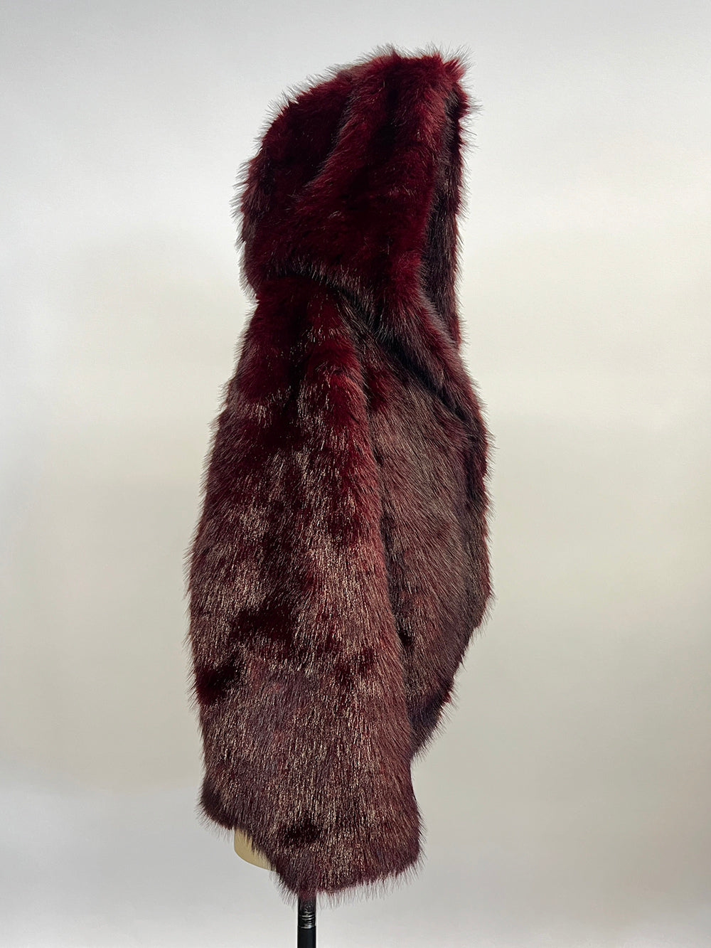 Faux Fur Coats With Hood High Low Design Winter Jacket For Women 2026