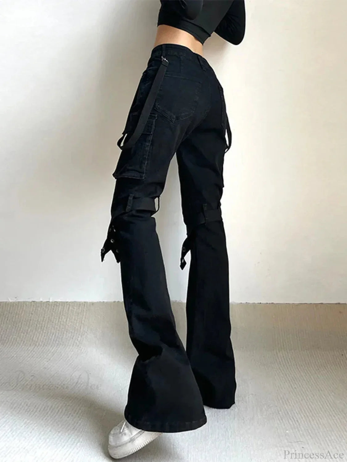 Alternative Gothic E-girl Dark Straight Pant