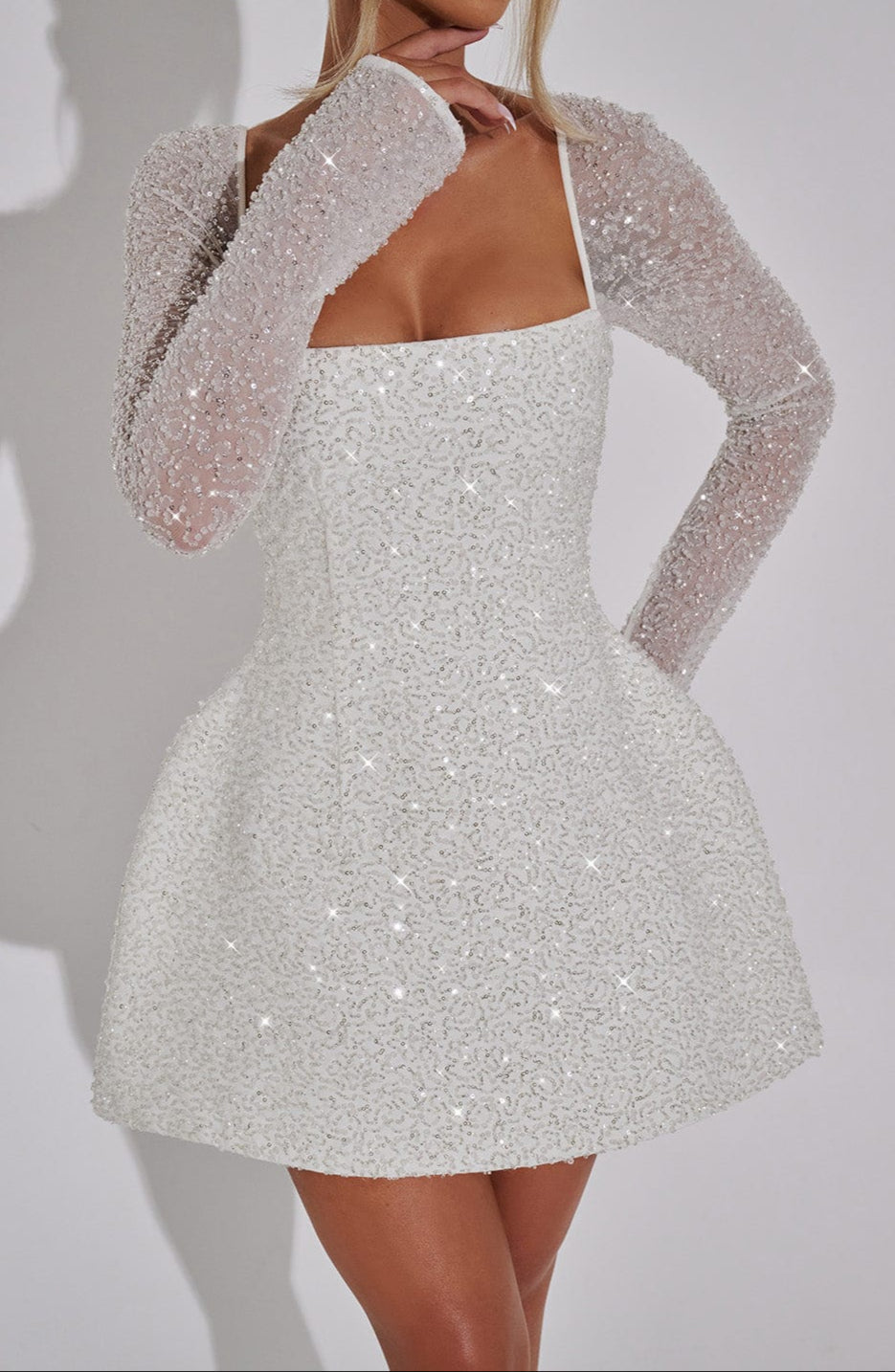 Gabriela Mini Dress - Ivory