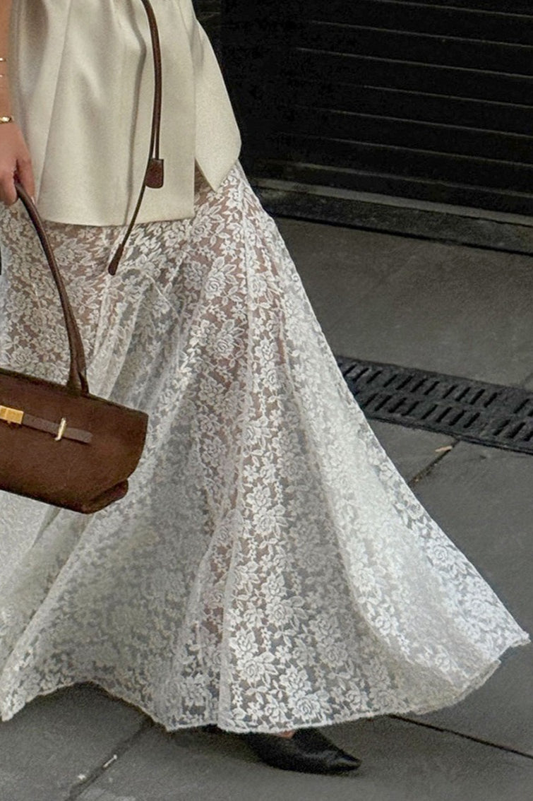 Lace Mermaid Long Elegant Skirt