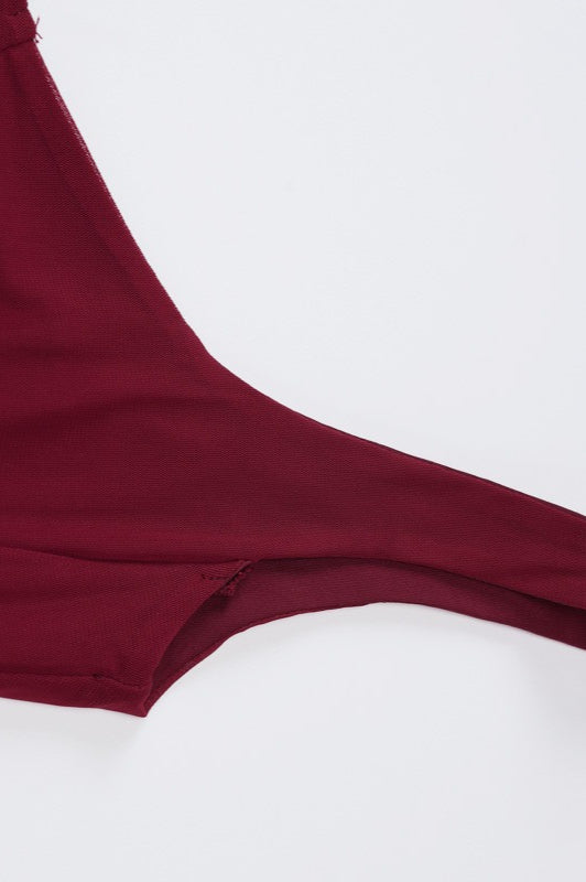 Sexy Mesh Backless Bodycon Maxi Dress