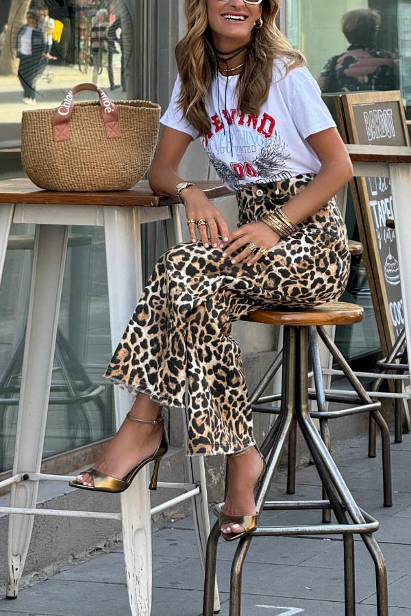 PATRIC LEOPARD PANTS