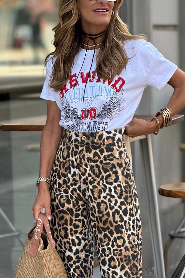 PATRIC LEOPARD PANTS