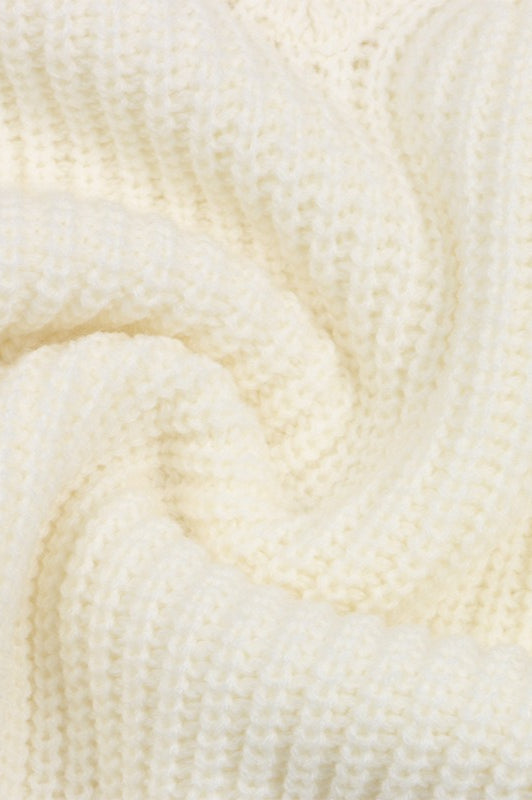 Slim Fit Color Block Knit Sweater