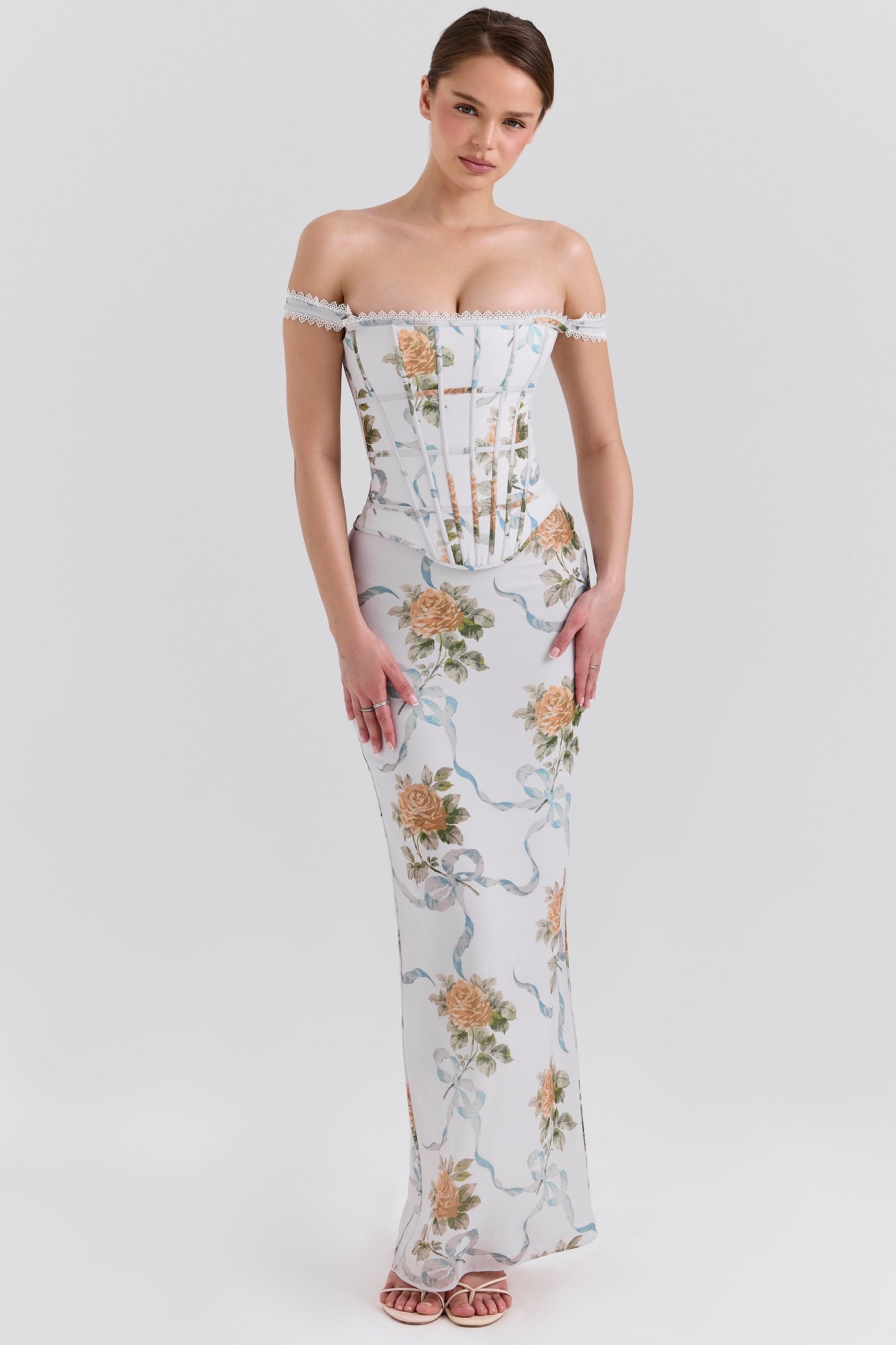 White – Vintage-Inspired Bodycon Sleeveless Dress