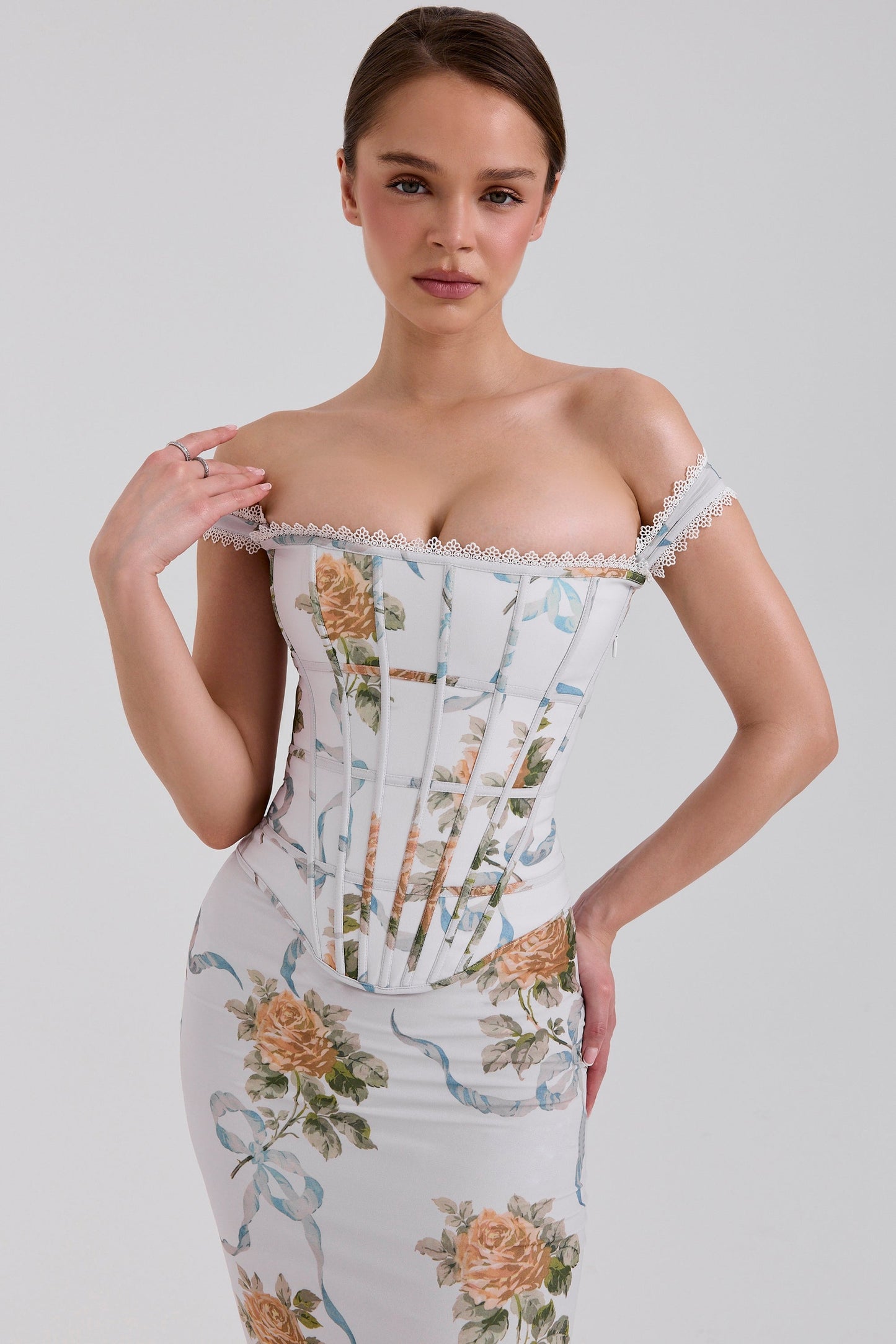 White – Vintage-Inspired Bodycon Sleeveless Dress
