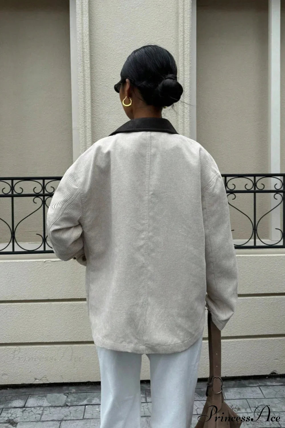 Corduroy Elegant Business Casual Office Coat