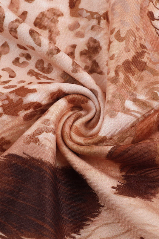 Printed Stretch Cami Bodycon Maxi Dress