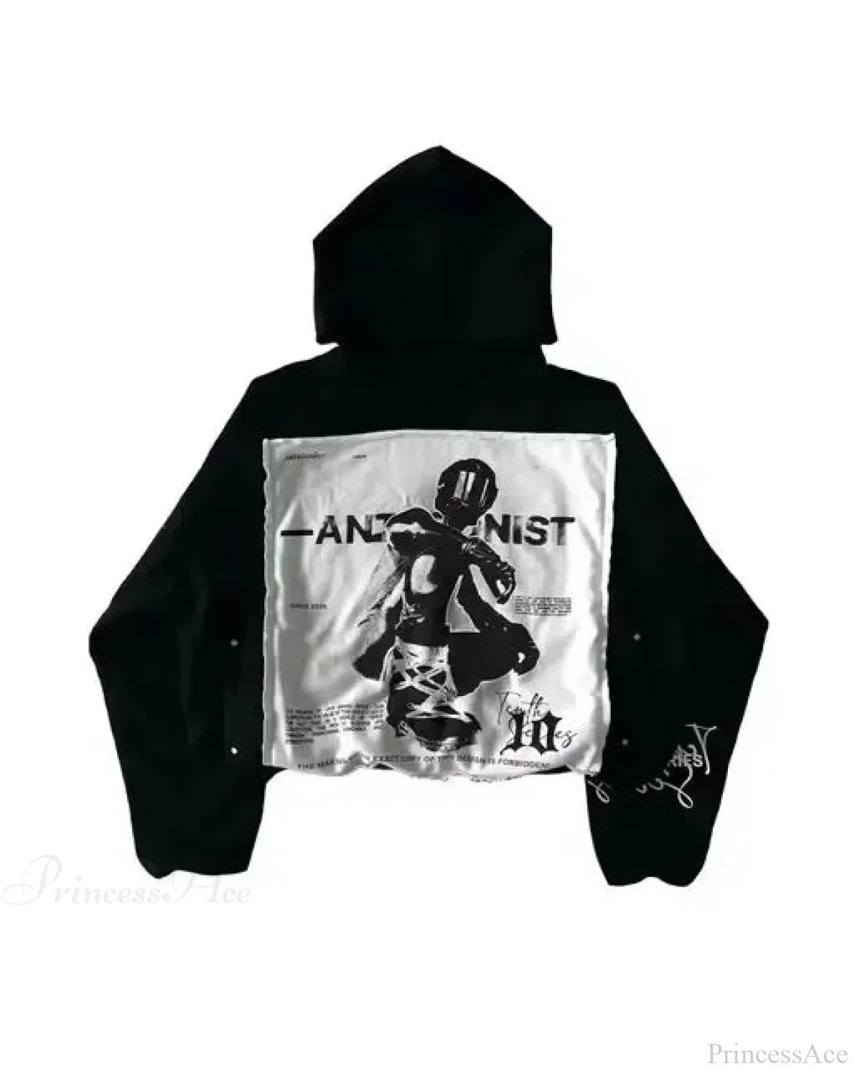 Dark Cross Graphic Pullover Hoodie