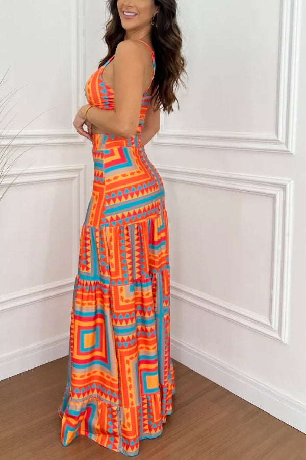 Two-Piece Maxi Dress Set