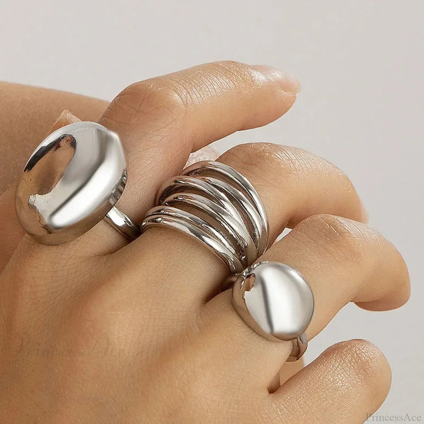 European Ornate Pearl Medieval Ring