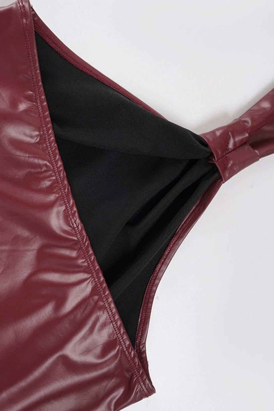 Solid Color Strapless Ruched Bodycon Tank Top