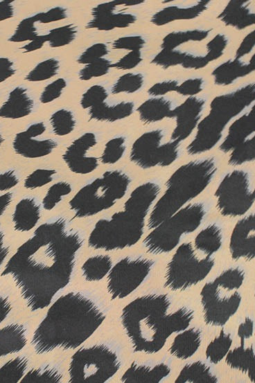 Leopard Cowl Neck Backless Maxi Dress