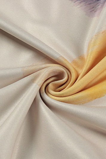 Painted Tie-Back Sleeveless Backless Fitted Bodycon Maxi Dress