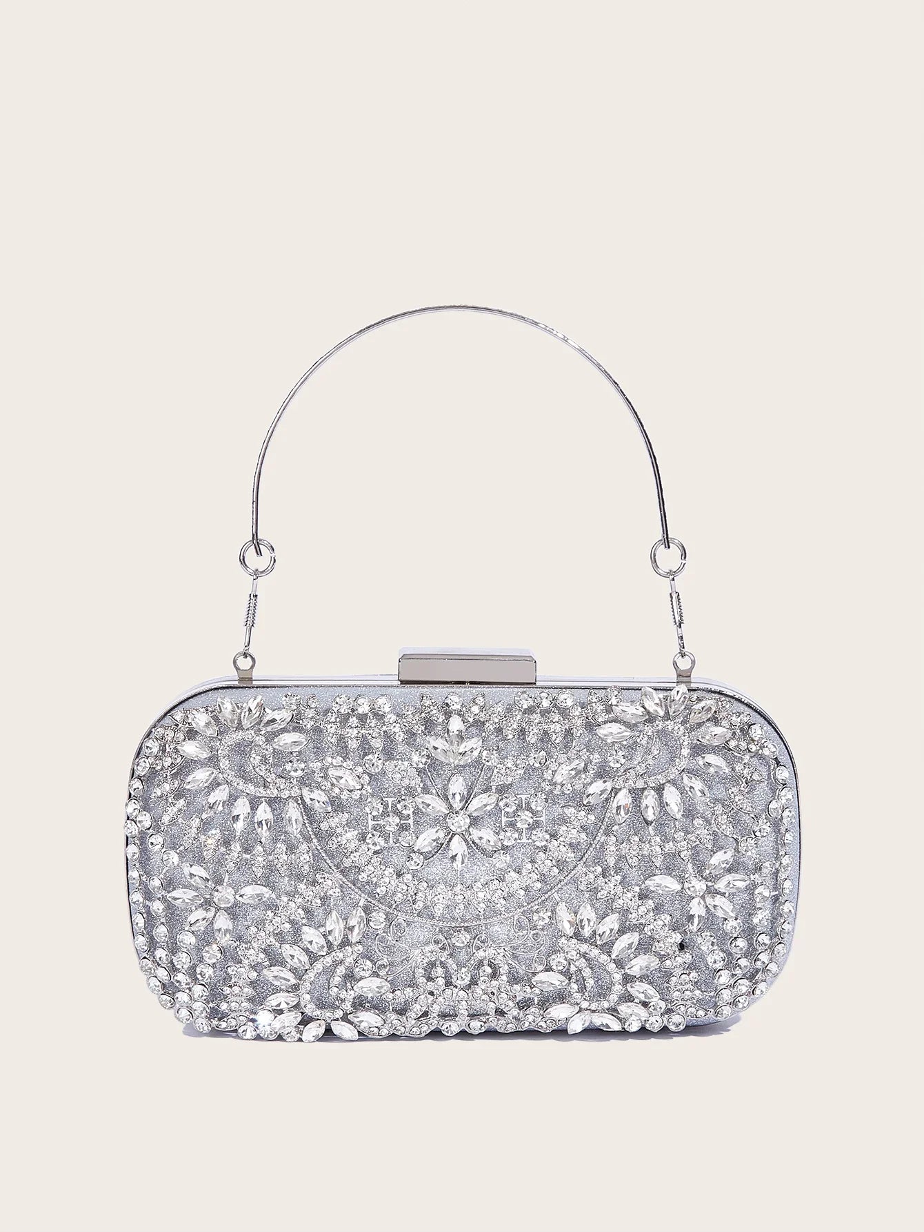 Shiny Corduroy Fashionable Dinner Party Wedding Clutch Bag